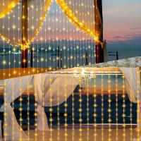 Luces De Tejado LED Solar Para Exteriores Impermeables Con Hilo De Cobre Para Bodas Fiestas Jardín Navidad Decoración Luz De Año Nuevo - details 7