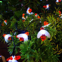Luces De LED En Forma De Abeja Solar Para Jardín Balcones Árboles Decoración De Fiesta Navidad Halloween 12m/7m/5m - details 4