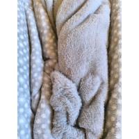 Mercatienda.es Sábanas Coralina Térmicas de Invierno - Tacto Suave - Doble Perchado 220grs - MOD CULLA GRIS - Válidas 190/200cm + 30cm - Confort Antiestrés - details 4