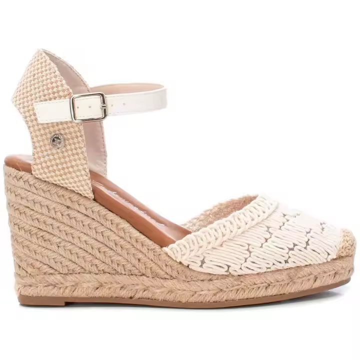 Cuñas de Esparto XTI Md142335 para mujer en color blanco - 1