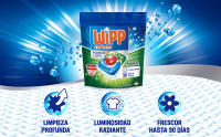 Pack de Detergente WIPP Express Power Caps cápsulas - 33 limpieza profunda + 33 floral (132/ 198/ 264 Capsulas),Limpieza Profunda, Eficaz en Agua Fría - details 1
