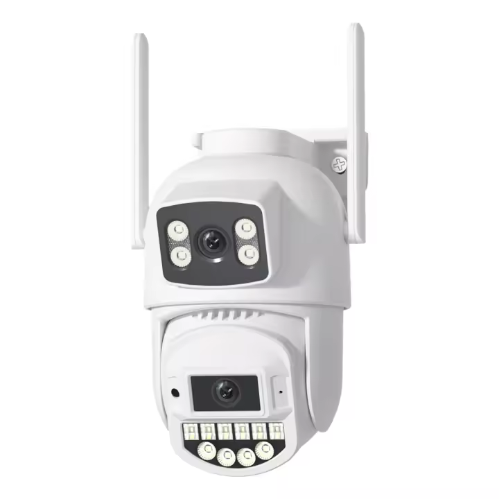 Cámara PTZ 4K 10MP Dual Lente AI Detectar Humanos ONVIF 2.4G/5G WIFI Vigilancia CCTV Seguridad O-Kam pro Doméstica Y Exterior Resistente Al Agua - 1