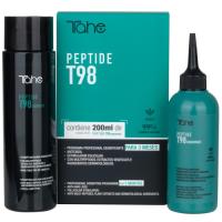Tahe Pack Concentrado 200 ml + Champú 300 ml Peptide T98 | Pack que incluye los productos Concentrate Peptide T98, un tratamiento anticaída densificante, y Shampoo Peptide T98, champú anticaída densificante. - details 1