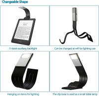 Colores Luz de Lectura PARA LA Cámara with Clip para Protección Ocular Luz LED para Lectores inntura Noche. - details 1