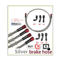 Tubo De Freno De Caña De Acero Teflon PVC Transparente Negro AN3 Para Motocicleta Reforzado Para Carreras Master Cylinder Clutch Hydraulico - details 0