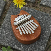 Mini Kalimba De Madera De 8 Teclas Calidad Superior Instrumento Musical Accesorio De Piano De Dedos Regalo Elegante - details 8