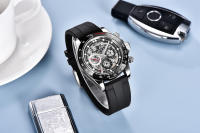 Reloj Mécanico De Lujo PAGANI DESIGN Para Hombre Con Bisel De Cerámica Arco Iris Resistente Al Agua De Acero Inoxidable Y Correa De Goma - details 28