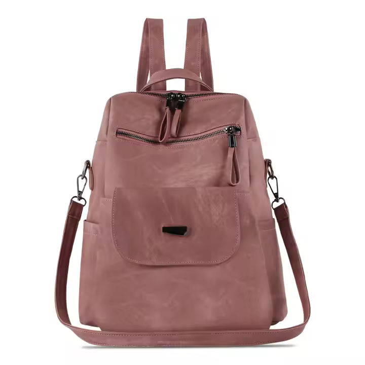 Mujeres Mochipa Impermeable Antirobo Cuero PU Moda Viajes Multiusos Convertible Bolso Mochipa - 1