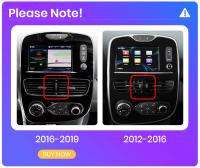 AWESAFE inalámbrico CarPlay Android Auto Radio para Renault Clio 4 2012 2013 2014 2015 2016 2017 2018 2019 coche reproductor multimedia GPS 2 din autoradio volante controles RDS Bluetooth - details 0