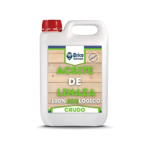 Aceite de Linaza Crudo para Madera Bricosalvaje - Nutrición y Protección de Calidad para Tus Muebles y Superficies de Madera - 1