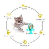 Juguete Interactivo Para Perros Y Gatos Rueda De Alimentación Slow Feeder Pelota Que Permite La Emisión De Alimentos Divertido Para Mascotas Material Plástico - details 2