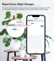 Sensor De Temperatura Y Humedad ZigBee Tuya Smart Girier Compatible Con Alexa Y Hey Google Termómetro Digital Para Interior - details 5