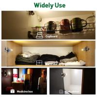 Lámpara LED Para Puerta De Armario Sensor De Movimiento Luz Nocturna Universal Para Cocina Armario Y Pared Dormitorio - details 7