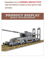 Bloques De Construcción De Tanque Militar WW2 Nuevo Modelo De Cannon MOC Para Niños Y Adultos Juguetes Educativos Regalo De Navidad - details 2