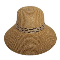 Kebedo Moda Sombrero de Paja para Mujer Pamela de Playa Protección UV, Sombreros de Verano Comodidad y Estilo Al Aire Libre - details 6