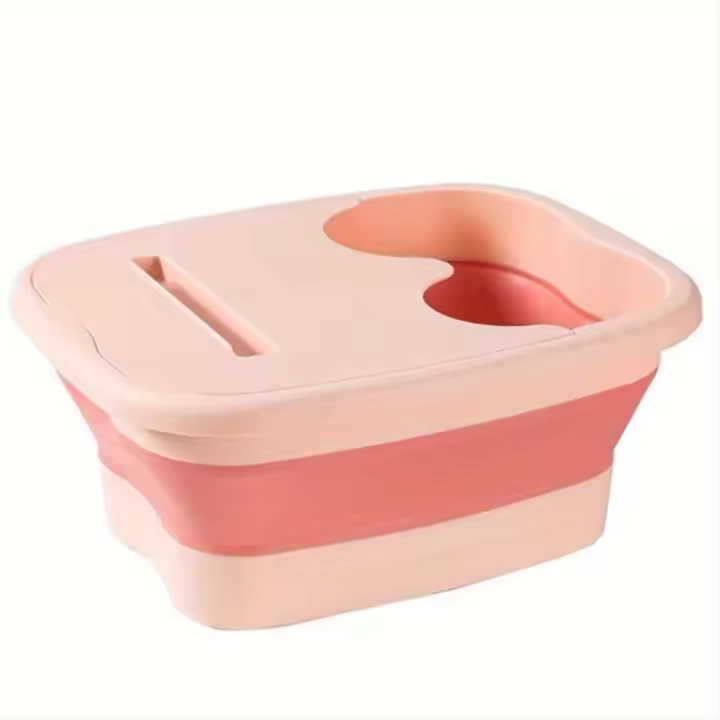 Tina De Baño De Pies Plegable 1pc Portátil Spa Para Pies Baño De Sobaco Para El Hogar Review Basins De Plástico Y Portátiles - 1
