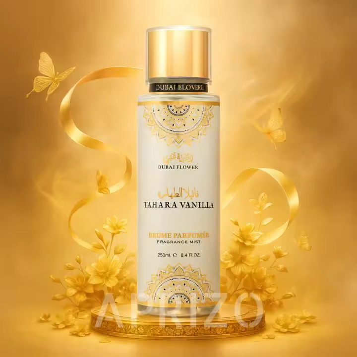 Bruma aromática Tahara Vainilla 250 ml -DUBAI FLOWER Perfumes de Dubai Original - 1