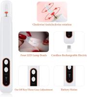 Limas de Uñas Eléctricas, Taladro de Uñas Eléctrico Profesional para Uñas de Gel Acrílico, 15000RPM Velocidad Ajustable Set de Manicura Pedicura con 12 Brocas - details 0