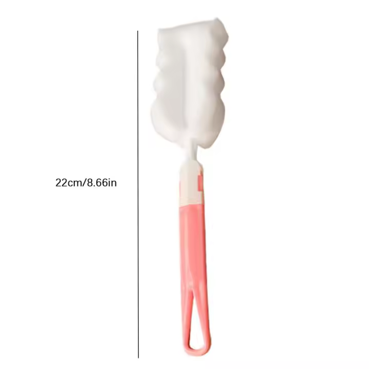 Cepillo De Esponja Suave Para Botella Y Vaso Con Mango Largo Herramienta De Limpieza Para Cocina Eco-amigable Para Mujeres Y Hombres - 1