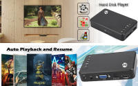 Reproductor De Medios HD 4K Video 1080P H.264 USB HDD Para Transmisión Publicidad Exhibición Salida AV/HD-MI/VGA Incluye Control Remoto - details 0