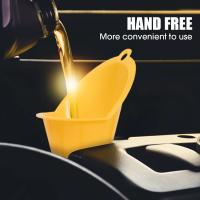 Funel De Plástico Para Rellenar Combustible Y Aceite Para Coches Y Motocicletas Anti-salpicaduras Longitud De Almohadilla Herramienta De Relleno De Combustible Para Automóviles Accesorios De Auto - details 3