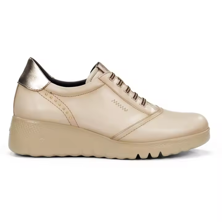 Fluchos zapato confort para mujer f2096 color beig - 1
