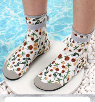 Calcetines de playa de verano para niños, zapatos de natación para vadear en arroyos, suela suave, antideslizantes, de caña alta y tubo largo, zapatos de playa para hombres y mujeres - details 2