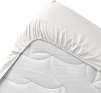Sábana Bajera Ajustable 100% Algodón – Suave al Tacto, Transpirable y Resistente – Alta Calidad con 144 Hilos , Ideal para Dormitorios – Color Blanco Clásico, Resistente a Múltiples Lavados , Fácil de Limpiar , Lavable a Máquina, Fabricada en Portugal c - details 2