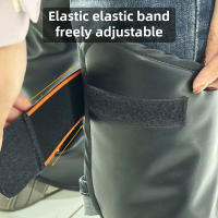 Protector De Tornillo Para Motocicleta Impermeable Y Caliente Cubierta De Pie Para Invierno Equipamiento De Viaje De Motocicleta Protección De Rodilla Con Almohadilla Aislante - details 3