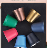 Taza De Café Expresso De Acero Inoxidable De Doble Pared 80ml Taza Termo Para Nespresso Pixie Con Tapa Forma De Cápsula Insulada - details 9