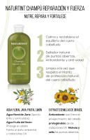 Naturtint Champú Reparación y Fuerza sin silicona ni sulfato SLS, SLES. Hidrata, Fortalece y Rejuvenece, Para Cabellos Secos,  Dañados y Frágiles, Calma y Restablece el Equilibrio, 99% Ingredientes Naturales, ECOCERT, 330 ml - details 1