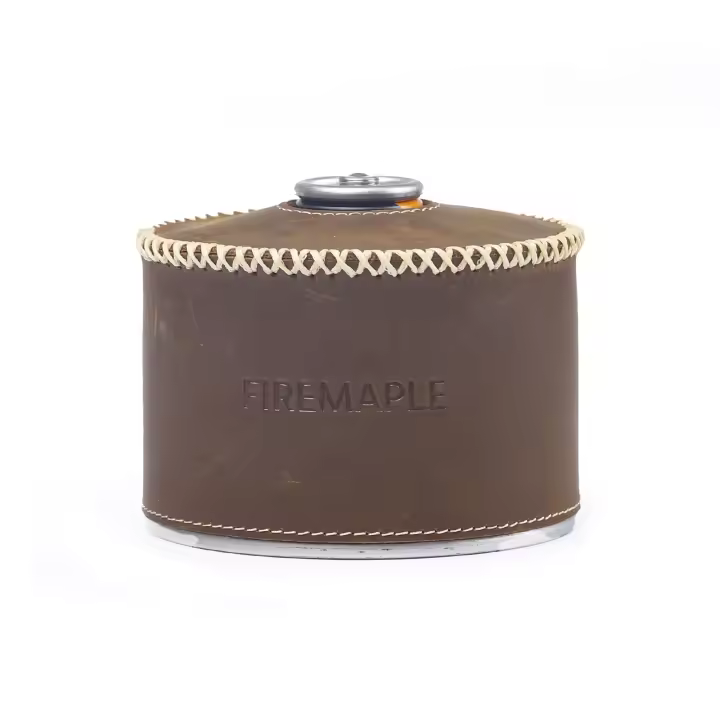 Funda De Cuero Para Botella De Gas Fire Maple 220g Cubierta Protectora De Cuero Vacío Para Acampar Al Aire Libre En Clima Frío - 1