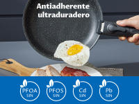 Juego de utensilios de cocina de inducción de 10 piezas, juego de ollas y sartenes antiadherentes con asas extraíbles, para todas las cocinas, diseño apilable, apto para lavavajillas y horno - details 1