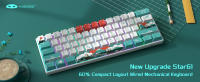 Teclado Mecánico De Gaming MageGee 60% Con Retroiluminación RGB Y Interruptores Hot-swappable Mini De 61 Teclas Para Oficina Compatible Con Win/Mac Laptop - details 0