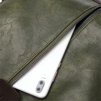 Mochila De Cuero Vintage Para Mujer 3 En 1 Antirrobo Capaz Para Niñas Adolescentes Bolsa Escolar De Viaje Mochila Feminina - details 30