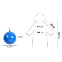 Chaleco De Lluvia Desmontable Portátil Con Llavero Y Bola De Compresión Para Adultos Equipamiento De Camping Al Aire Libre - details 5