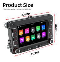 Adecuado para Volkswagen Reproductor multimedia de radio de coche Android de 7 pulgadas Universal Carplay Wifi Adecuado para Volkswagen Golf 5 6 Polo Passat B6 B7 CC Skoda Jetta - details 1