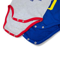 Body Bebe pack x 2 unidades 100% Algodón personalizado Fc Barce/ona Escudo Oficial - details 6