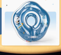 Anillo de natación para bebé Swimbobo, anillo de cuello inflable con dibujos animados espaciales para bebé recién nacido. - details 5