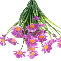 Bouquet De Flores Artificiales De Margarita Blanca Para Decoración De Hogar Y Jardín Estilo Seda Para Bodas Y Fiestas - details 18