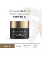Bella Aurora Splendor 60 Crema Facial de Día Antiedad +60 años SPF 20 Con Flor de Edelweiss, Ácido Hialurónico y Activos Antimanchas 30ml - details 3