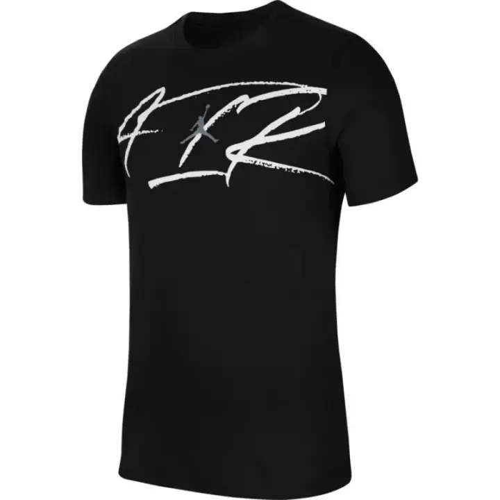 Camiseta Air Jordan "Script " Black. - 1