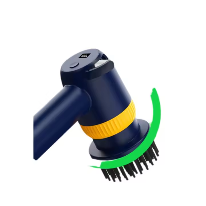 Cepillo de limpieza eléctrico, fregador giratorio eléctrico, cepillo de limpieza eléctrico inalámbrico, fregador eléctrico inalámbrico para bañera, cepillo de limpieza para ducha para baldosas de baño - 1