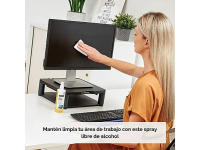 Fellowes Spray Limpieza De Pantallas, Blanco, Único, Kit de Limpieza, Elimina Suciedad y Polvo en Tablets, iPad, Smartphones, Pantallas de Monitores o Portátiles y Superficies de Cristal de Fotocopiadoras y Escáner - - details 1