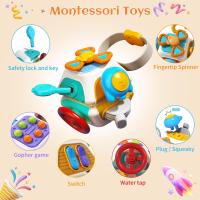 Juguete De Simulación Para Bebés Volante De Coche Montessori Tablero Ocupado Para Silla De Paseo Juguetes Educativos Tempranos Regalo De Viaje Para Niño Y Niña - details 9