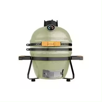 Cecotec 3248 Dragonfire 3200 Kamado Barbacoa de carbón cerámica 32 cm diámetro con resistencia hasta 1000º soporte de hierro fundido y control de flujo de aire. - 1