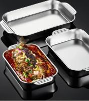 Pan De Asar Rectangular De Acero Inoxidable Para Pescado Herramienta De Hornear Antiadherente Para Asar En Horno Accesorios De Cocina - details 0