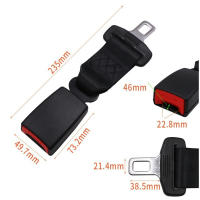 Extensor Ajustable De Cinturón De Seguridad Para Coche 23cm/36cm Clip De Extensión De Asiento Con Hebilla De 2.1cm Para Embarazo Y Sobrepeso - details 7
