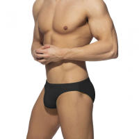 Bragas De Natación Para Hombres Sexy Sólido Low-Waist Con Empuñadura Y Acolchado Shorts De Playa Surfismo Baño Deportivo De Polyester Y Spandex - details 15