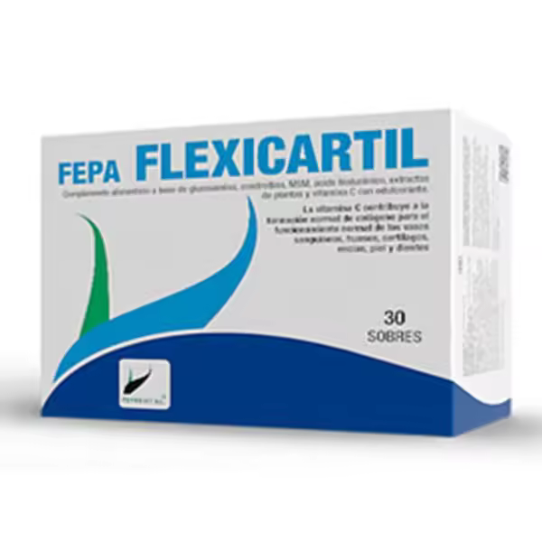 Fepa-Flexicartil 30 sobres – Fepadiet | Complemento para salud articular con glucosamina, condroitina y ácido hialurónico - 1